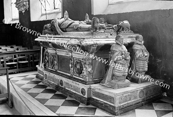 TOMB OF PHILIP EARL OF ARUNDEL EXECUTED 3 DAYS BEFORE DEATH OF HENRY VIII